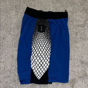Nike Duke Blue Devils University net print work out gym basketball shorts XL